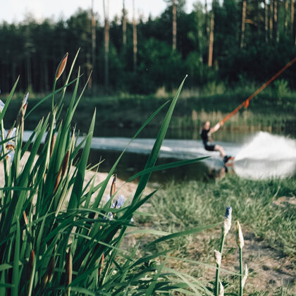 Vasara, ziedi, ūdens, saule un mēs!